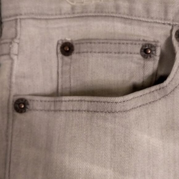J Crew Factory Size 27 Jeans Womens Gray Denim Skinny Toothpick Stretch Low Rise - Picture 4 of 7